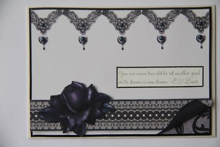 Gothika Rose Background Paper by Vicki Clark