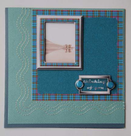 Tartan and Tweed - Teal by Vicki Clark