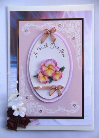 Pink Pansy Passion by Vicki Clark