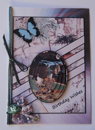Oriental Oval Delight by Vicki Clark