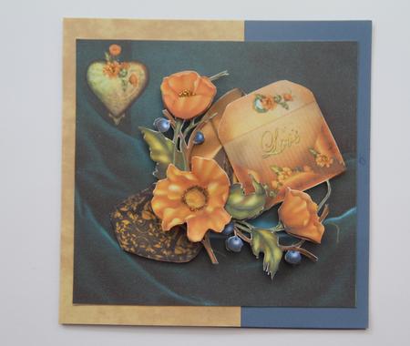 Golden Floral Shoes by Vicki Clark