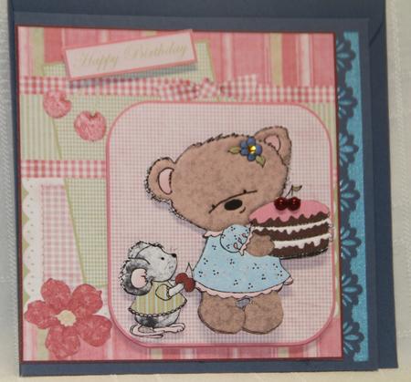 Bear, Mouse and a Cherry Cake by Vicki Clark
