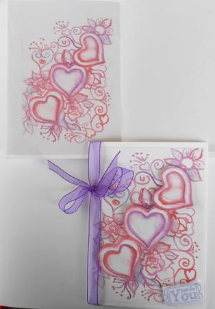 Rosy Valentines Day-backing Paper by Vicki Clark