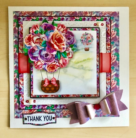 Up Up and Away Floral 8 by Vicki Lindley 
