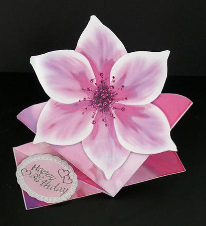 Pink Orchid Spring Card Kit by Vicki Avcin