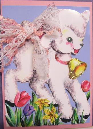 A4 Springtime Lamb by Vicki Pye