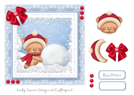 Bears Love Winter Designer Resource Graphics by Vicky Sumner