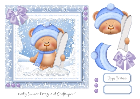 Bears Love Winter Designer Resource Graphics by Vicky Sumner