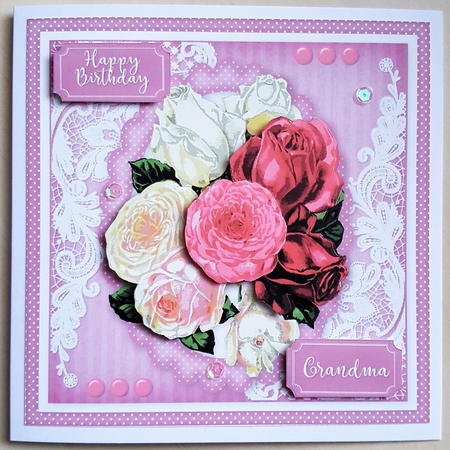 Vintage Flowers and Lace by Vicky Sumner