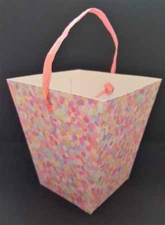 Spring Confetti Small Bucket Gift Bag by Vicky Sumner