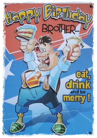 Beer, Cake and Birthday Dude! by Vicky Sumner