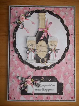 Always Forever Wedding Card with Decoupage by Vicky Sumner