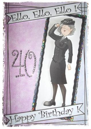 Policewoman Retirement Dudess by Vicky Sumner