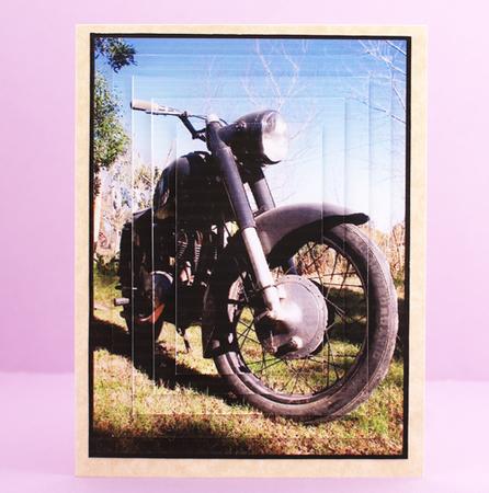 Classic Motor Bike by Victoria Heath