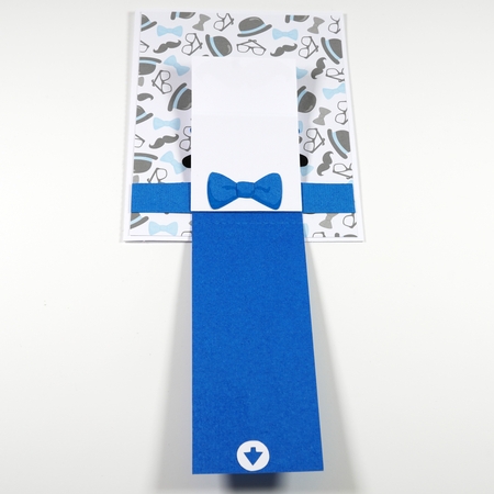 Hat and Mustache Waterfall Card Cutting File by Vivienne Brewerton