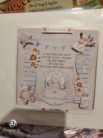 New Baby Neutral Unisex Card Mini Kit & Decoupage Featured Gallery Photo