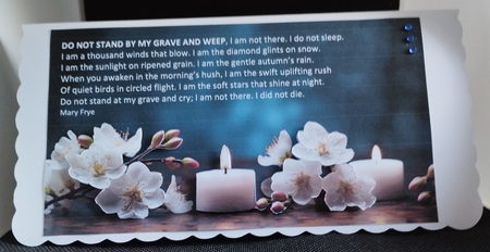 DO NOT STAND BY MY GRAVE AND WEEP by Wanda Lipski