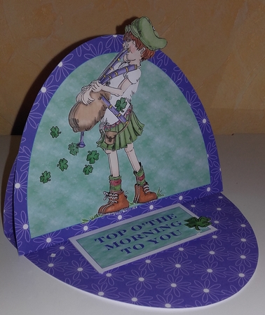 Crafty Bob's Sassy Cheryl Single: Bagpipe Patrick by Wanda Lipski