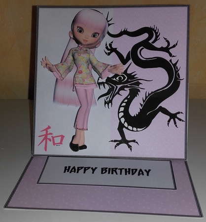 Cute Cookie Character China Girl Poser Graphics package 4 by Wanda Lipski