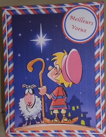 SHINING STAR & SHEPHERD CHRISTMAS TOPPER by Wanda Lipski