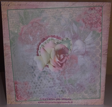 ECHOES OF THE PAST VINTAGE BIRTHDAY CARD by Wanda Lipski