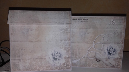 ENCHANTING ESTELLE ROMANTIC BIRTHDAY CARD by Wanda Lipski