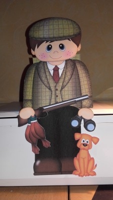 3D On the Shelf Card Kit - Little Hunter Alastair  by Wanda Lipski