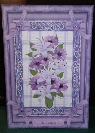 LILAC LILIES ULTRA QUICK FLORAL TOPPER by Wanda Lipski