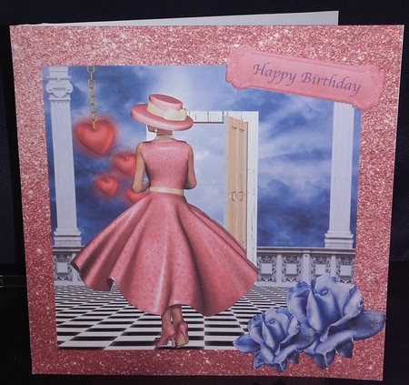 OPEN DOOR TO POSSIBILITIES 2 BIRTHDAY CARD FRONT by Wanda Lipski
