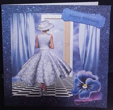 OPEN DOOR TO POSSIBILITIES 4 BIRTHDAY CARD FRONT by Wanda Lipski