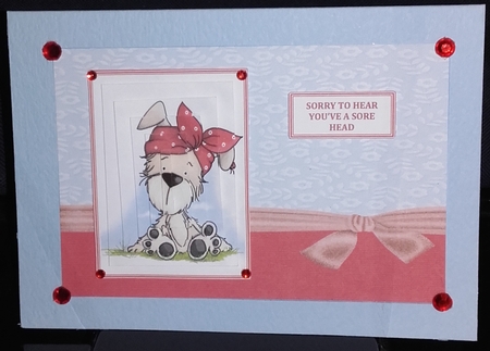 SASSY PUP 1 MULTI-USE CARD FRONT by Wanda Lipski
