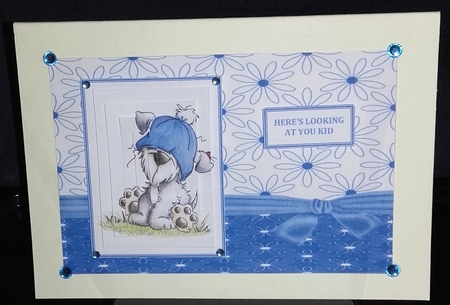 SASSY PUP 2 MULTI-USE CARD FRONT by Wanda Lipski