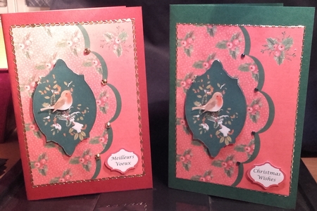 Bauble Shaped Sentiment Tag by Wanda Lipski