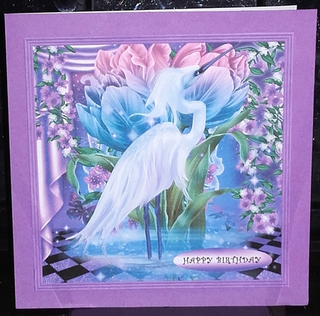 BEAUTIFUL CRANE MULTI-USE TOPPER by Wanda Lipski