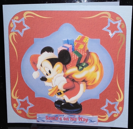 SANTA MICKEY IS ON HIS WAY by Wanda Lipski