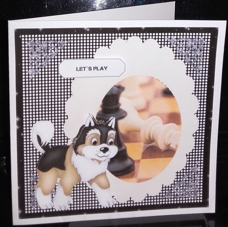 ITS A DOGS LIFE (PLAY CHESS) by Wanda Lipski