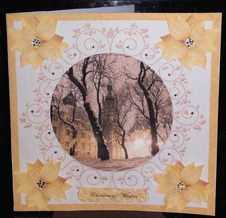 Pastel  flourish mat  by Wanda Lipski