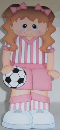 3D on the Shelf Card Kit - Little Footballer Julia by Wanda Lipski