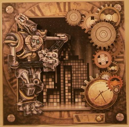 Steam City Robot by Wanda Lipski