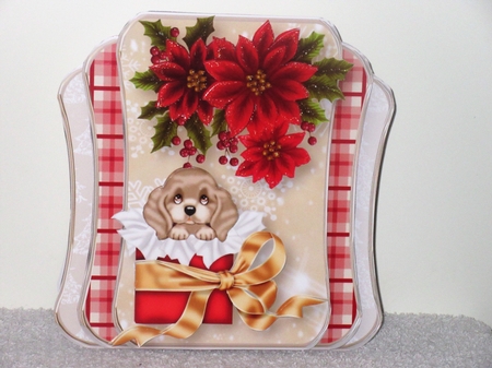 Christmas Puppy - Three Layer Card Mini Kit by Wayne Swan
