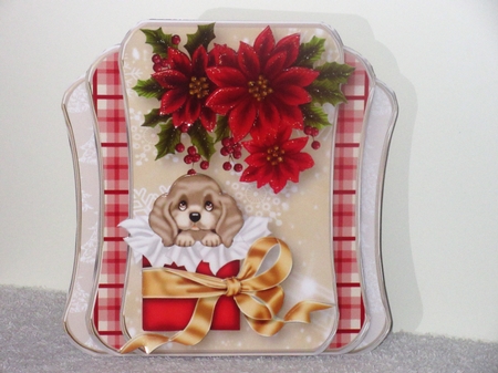 Christmas Puppy - Three Layer Card Mini Kit by Wayne Swan