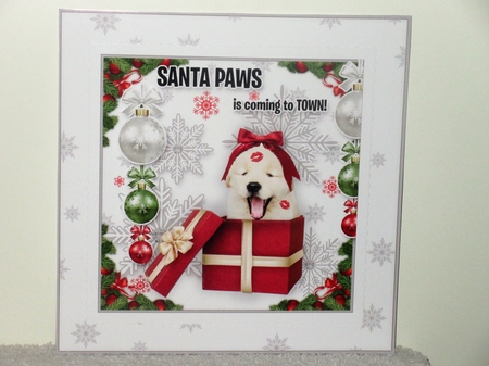 Santa Paws is Coming to Town BUMPER KIT by Wayne Swan