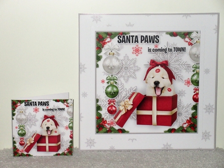 Santa Paws is Coming to Town BUMPER KIT by Wayne Swan