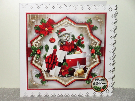 Christmas Surprise Box Lovely Cat Mini Kit by Wayne Swan