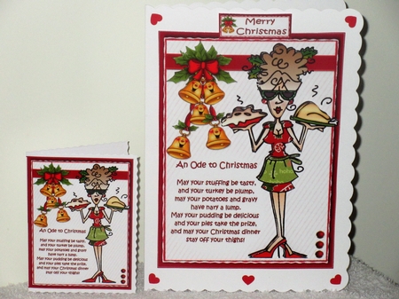 Rita has an ode for Christmas mini kit by Wayne Swan