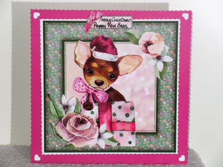 Puppy Christmas Card Kit 4 by Wayne Swan