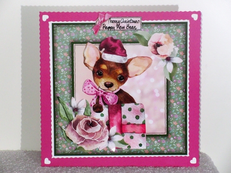 Puppy Christmas Card Kit 4 by Wayne Swan