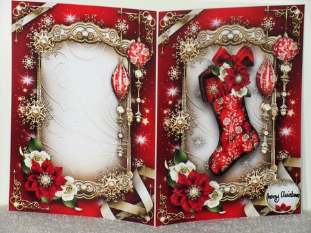 Christmas Festive Red Stocking Mini Kit by Wayne Swan