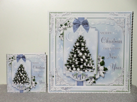 The Silver Christmas Tree 7x7 by Wayne Swan