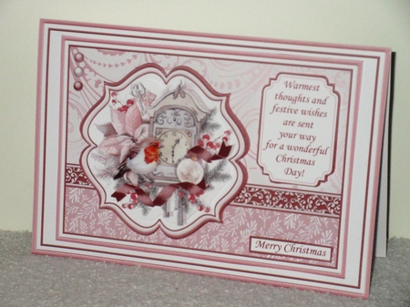 ROBIN & CLOCK Christmas A5 Pyramage & Insert Kit by Wayne Swan